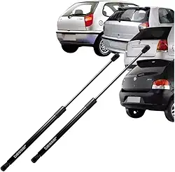 Par Amortecedor Tampa Traseira Porta Malas Palio Corsa Celta Prata/Cinza Celta 2000-2014 Corsa Hatch 2002-2012 Fiat Palio 1996-2011 (Exceto Palio Weekend)