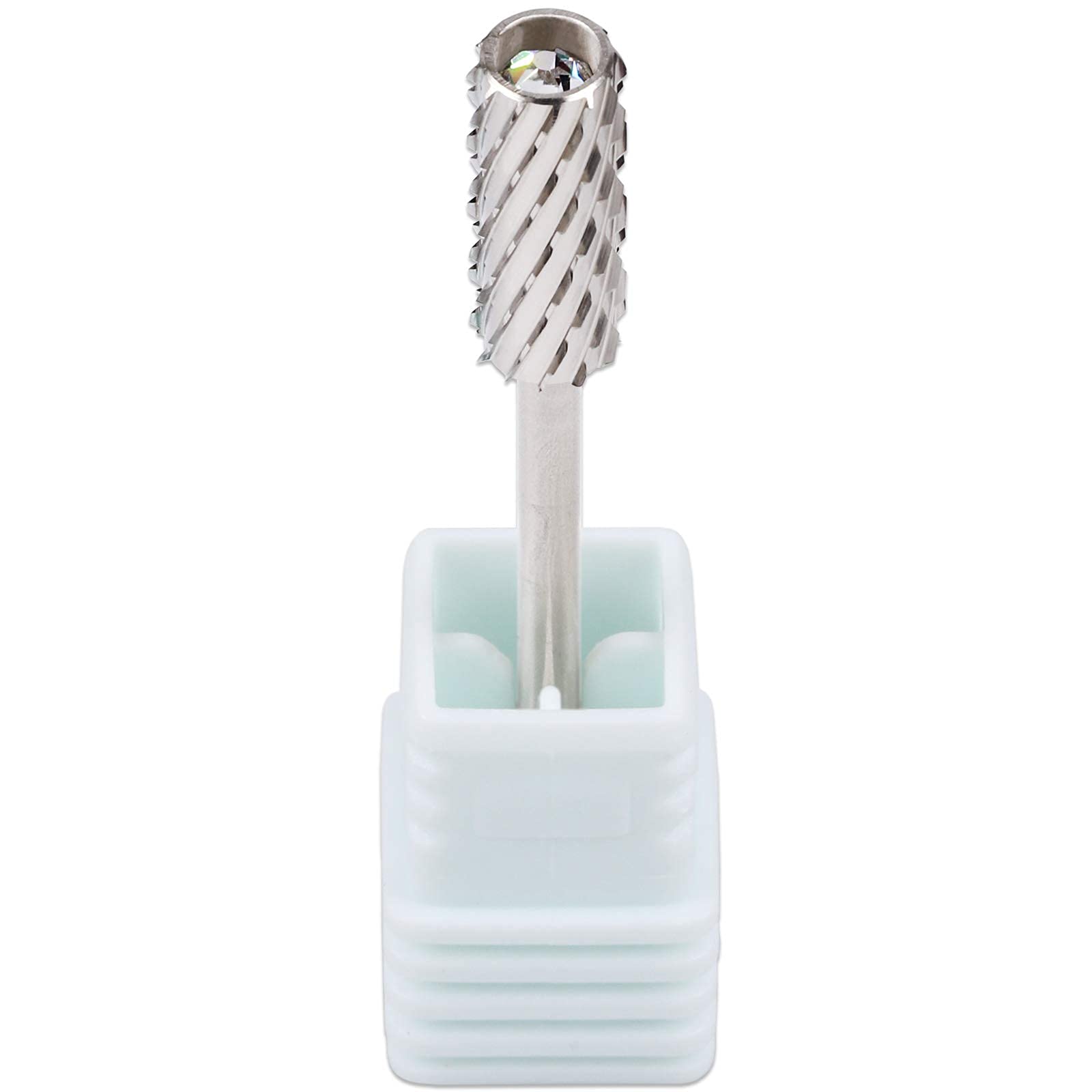 USA PANA Professional 3/32" Shank Size - Crystal Top Small or Large Barrel Carbide Bit - Nail Drill Bit for Dremel Machine (Gold, Silver - 4XC to