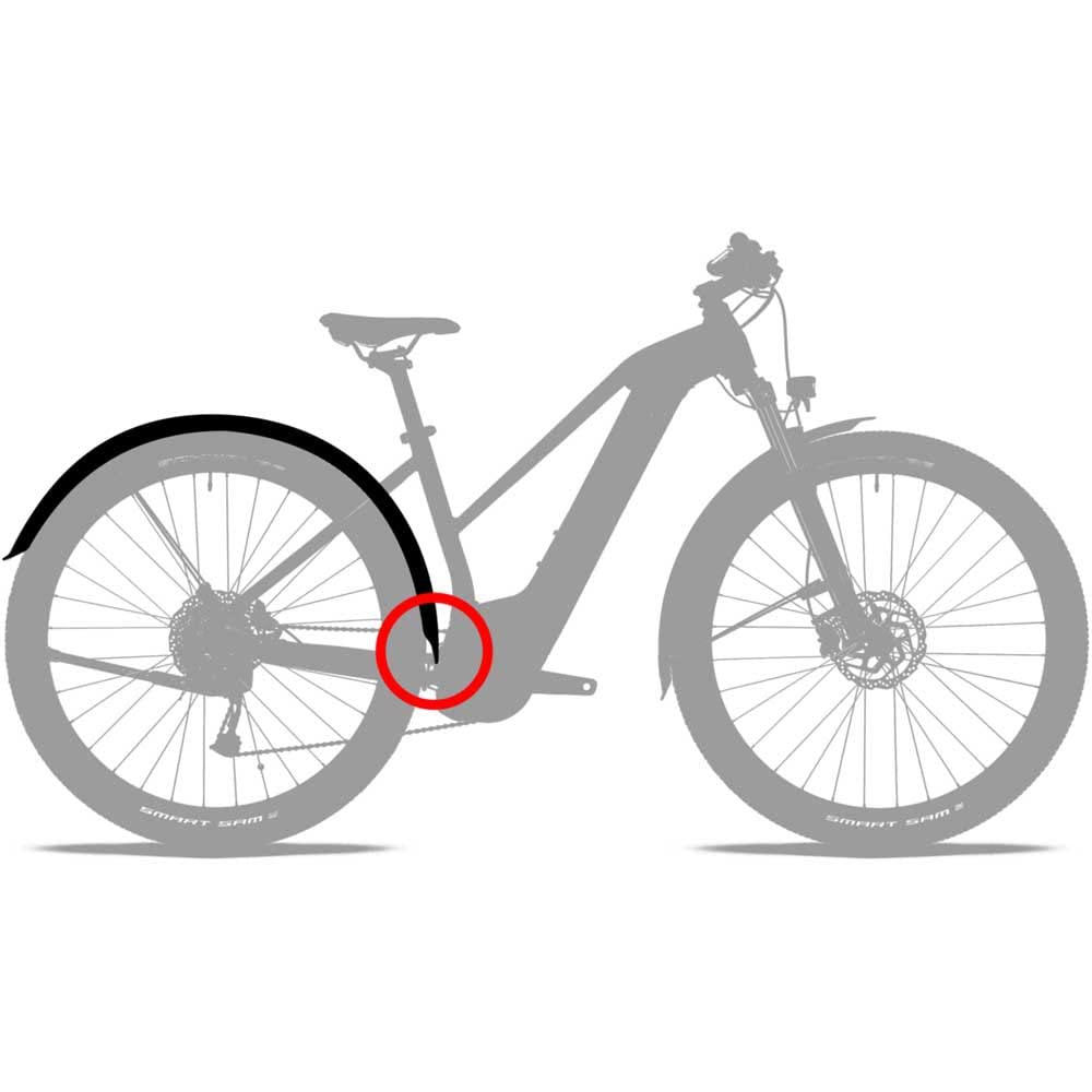 acid 75 BB Mount 29'' MTB Fahrrad Schutzblechset schwarz Sport & Freizeit