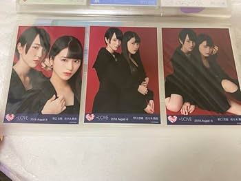 イコラブ　イコールラブ　野口衣織 佐々木舞香 生写真　赤背景　フルコンプ イコラブ 佐々木舞香 野口衣織 赤背景② 生写真 コンプ LOVE