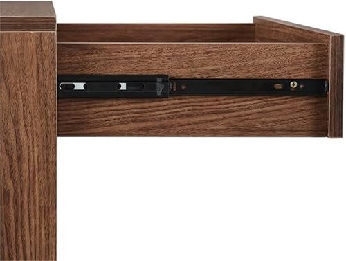 Miniatura 9 de Crosley Furniture Liam - Mesa auxiliar y soporte para tocadiscos con almacenamiento para discos de vinilo, nogal