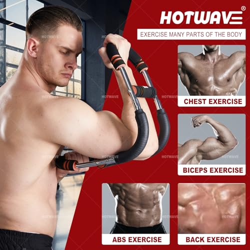Image of HOTWAVE Twister Arm Trainer,Chest Workout Equipment,Portable Home Equipment | Adjustable Chest Trainer for Upper Body. Forearm, Triceps & Chest Workout. Self-Use or Gift. For Men & Women.