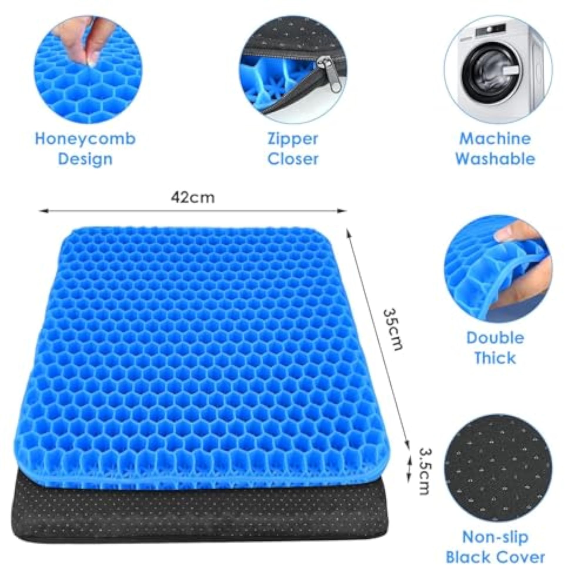 Double Layer Gel Seat Cushion