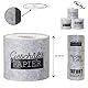 Bada Bing 3er Set Filz Toilettenpapier Banderole mit lustigen Sprüchen in HELLGRAU - Klorollenverstecker originelles Geschenk - Hülle als Aufbewahrung für Klopapier - Klorollenhalter Deko Badezimmer