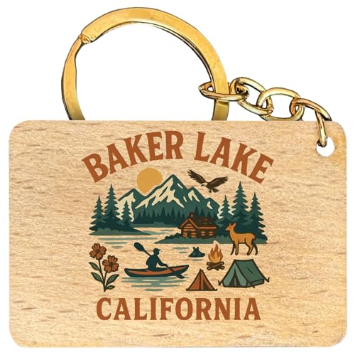 R and R Imports Baker Lake California Keepsake Souvenir Flat