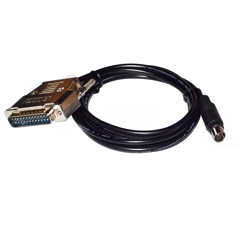 RIKYJIC DB25 to MD8 Converter Cable for PROFACE HMI to Mitsubishi FX Series Direct Connectivity Solution(1.8 Meters)