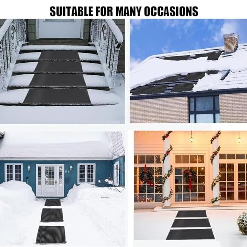 Tapis de déneigement chauffant d'extérieur USB pour allée hivernale
