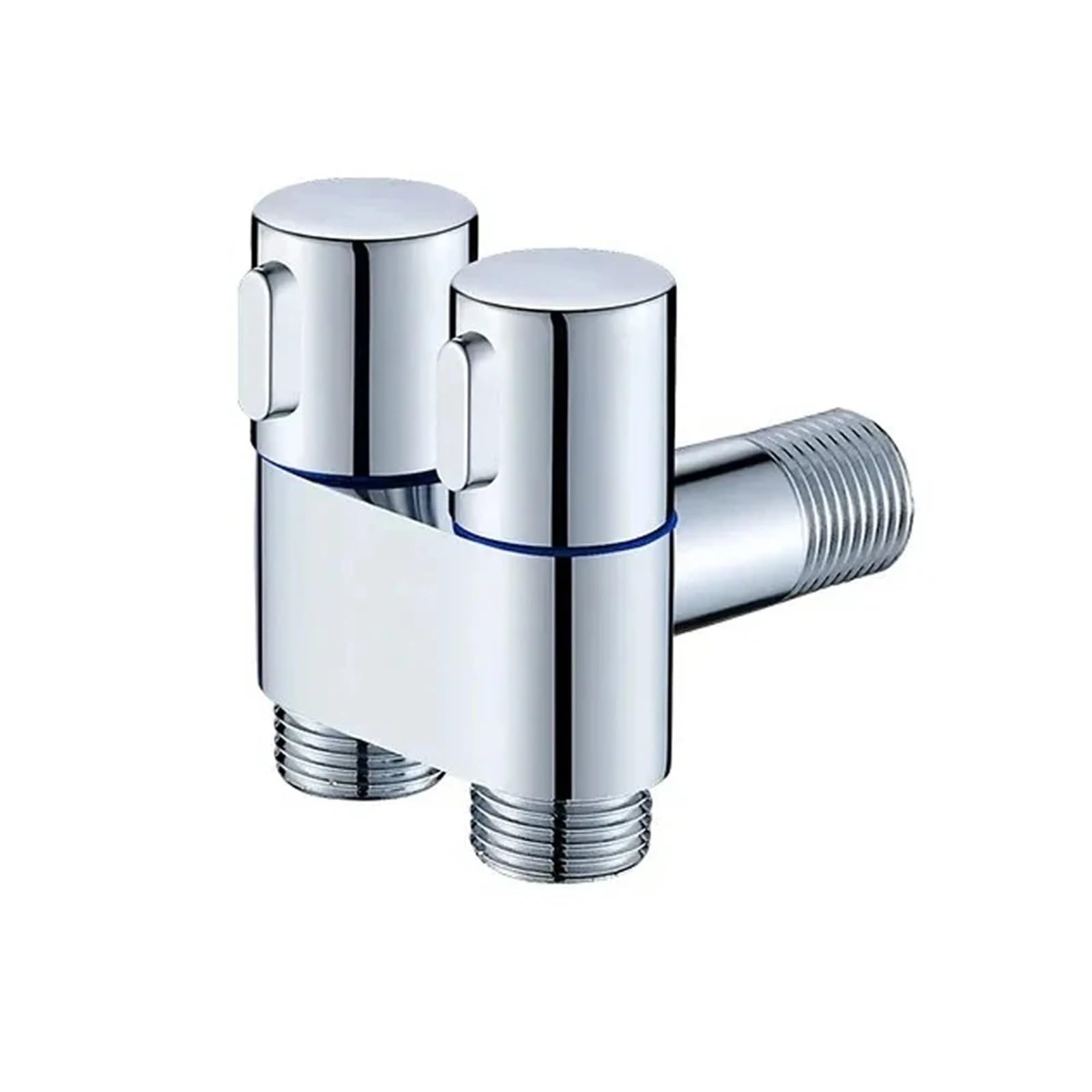 MUZIT Válvula, ángulo de montaje en pared inodoro bidé pulverizador conjunto aleación de zinc en dos hacia fuera limpieza de agua para accesorios de baño