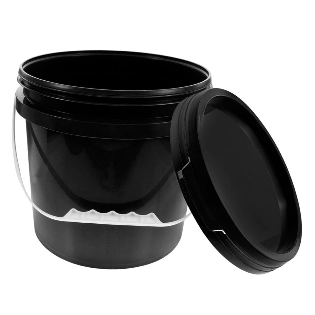 jojofuny Cubo De Pintura Plástico Tapa Sellada y Asa Contenedor para Almacenamiento De Pintura y Varnices para Proyectos De Manualidades y Decoración