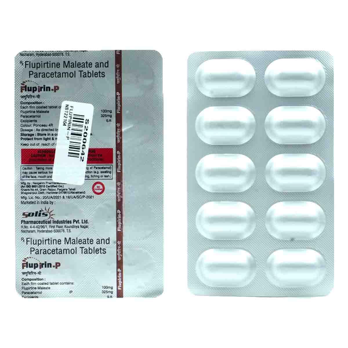 Flupirin-P - Strip of 10 Tablets