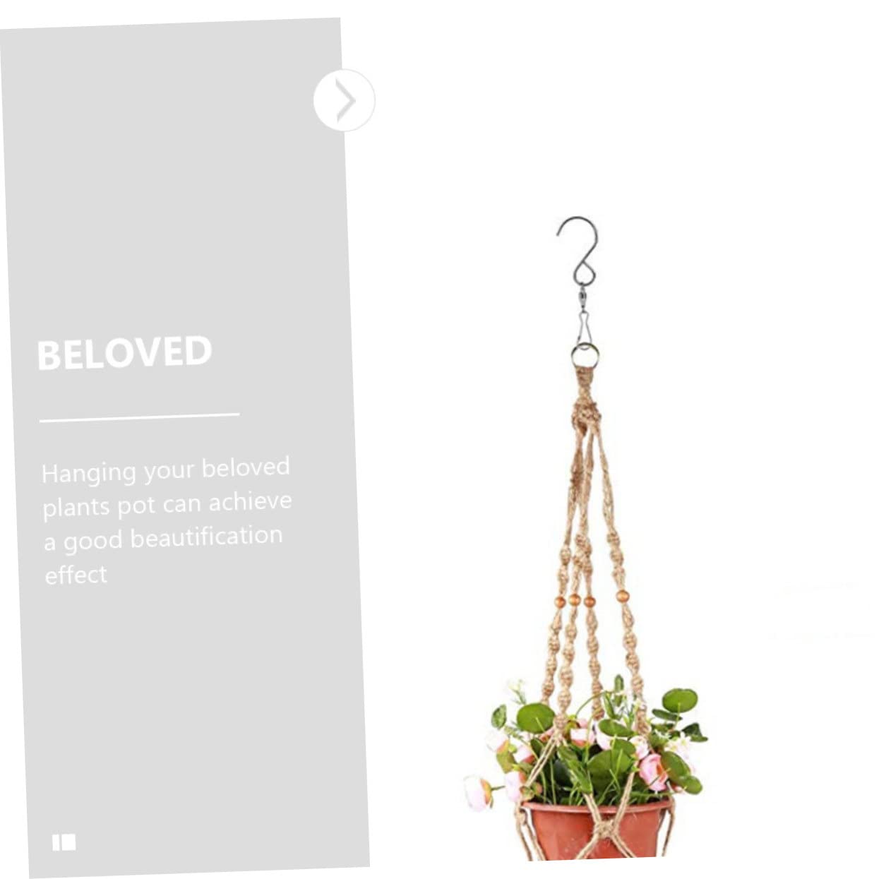TOYANDONA 4 Sätze Drehbare Haken Schwenkbare Clips Für Pflanzenaufhängung Windspiele Und Gartenornamente Robuste Und Aufhängelösungen Für Innen Und Außenbereich 12 Stück * 4