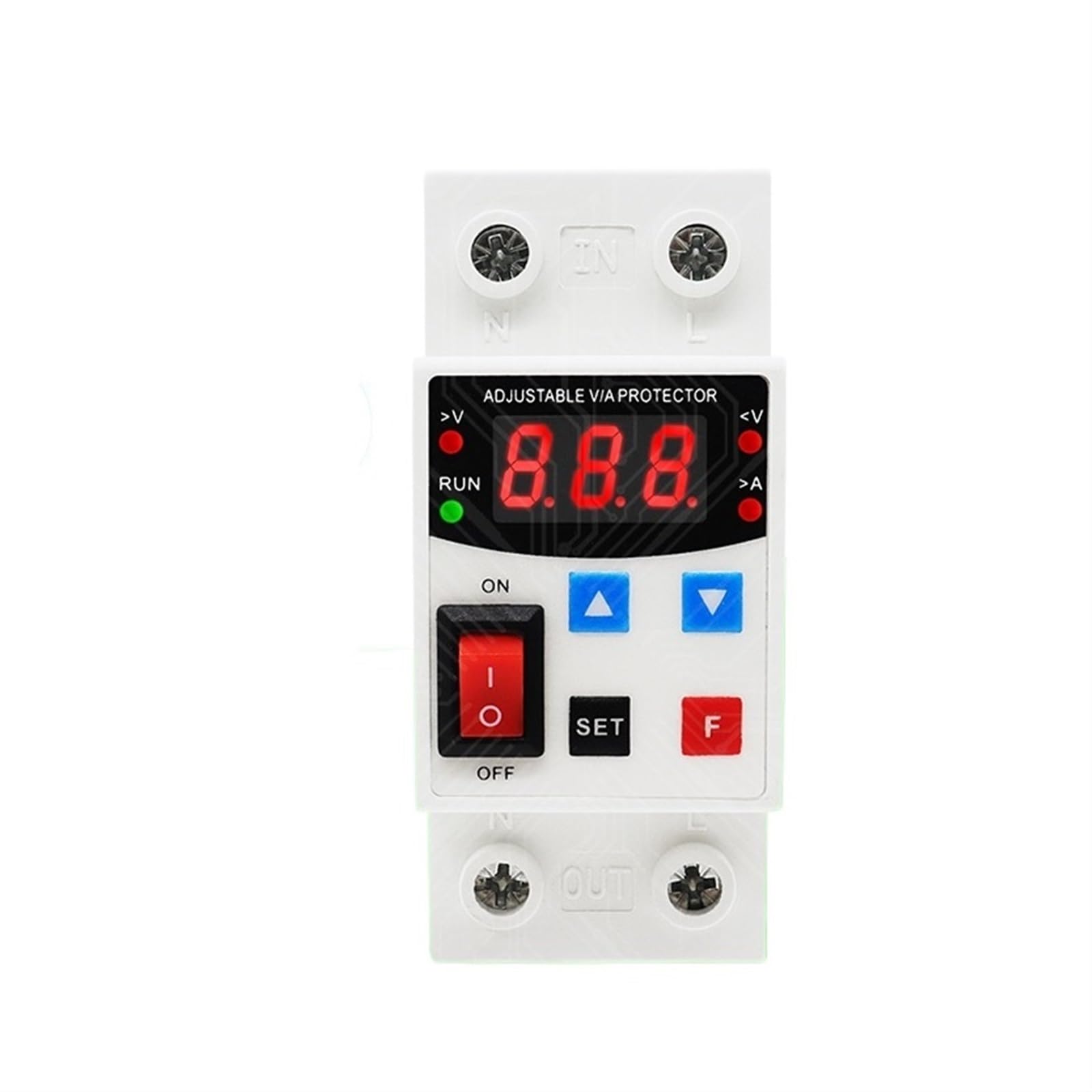 Protecteur de surtension 40A 220V réglable pour tableau électrique
