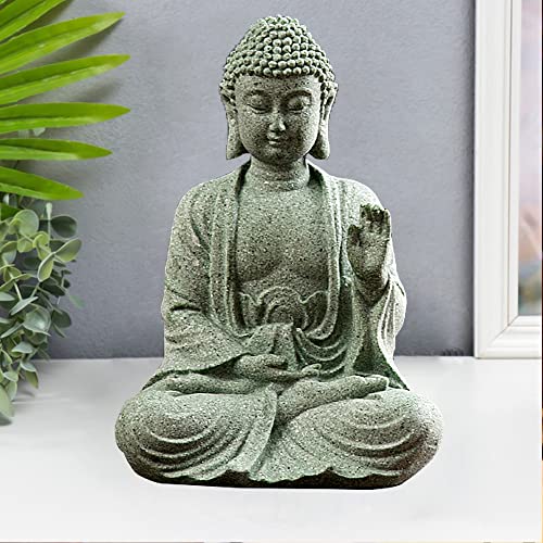 Estatua Mini Buda de Piedra Natural de 4.8 pulgadas miniatura 6