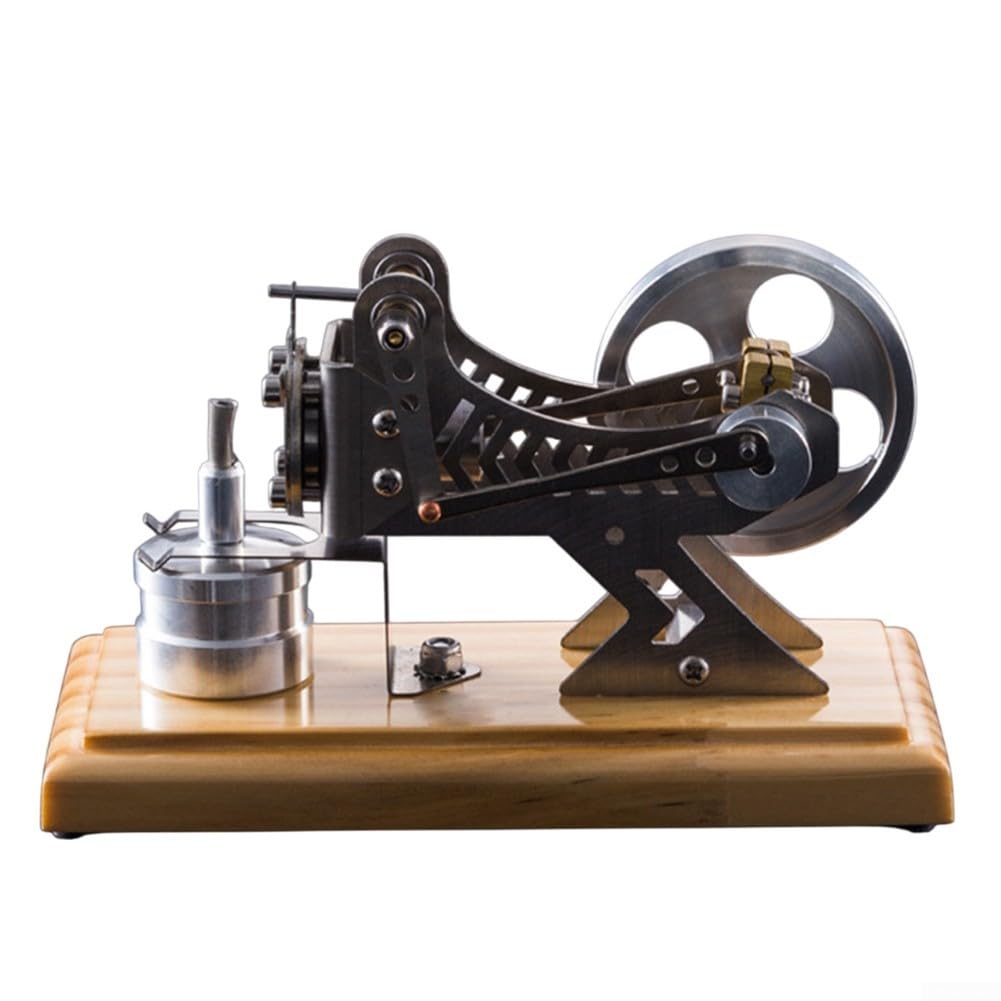 Modello di motore a vuoto Motore termico Kit esperimento scientifico fai da te Strumento di educazione fisica Motore a combustione Dimostrazione Metallo Assemblaggio meccanico Apprendimento