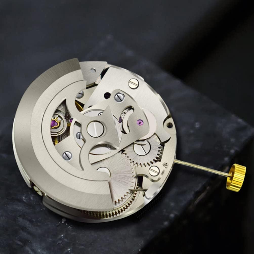 Hemobllo Watch Movement Automatic Mechanical Movement Replacement Part Men Japanese Quartz Movement Skeleton Watch Accessories for Men Women