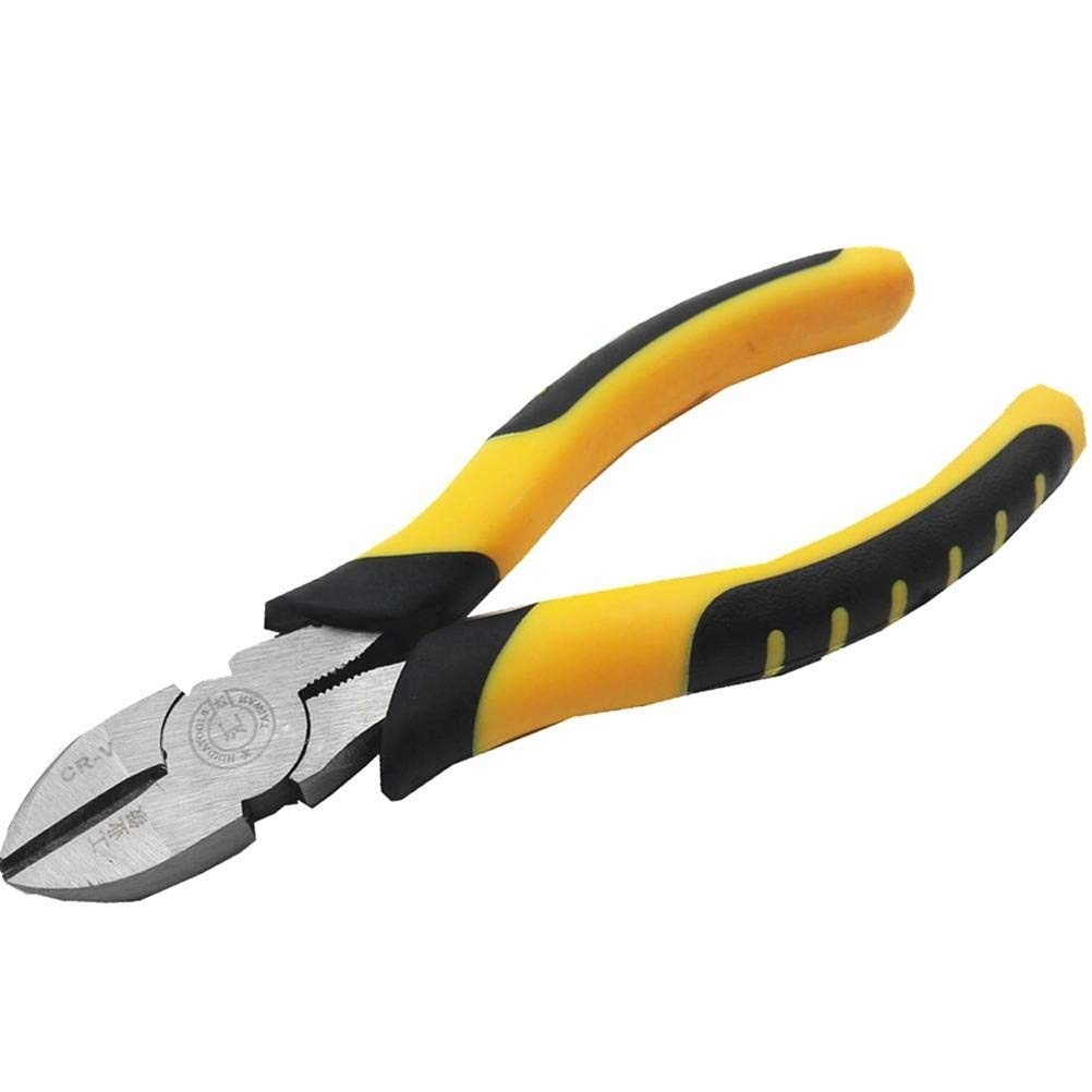 Diagonal Cutters Pliers 6" Micro Flush Wire Cutters Professional Side Cutting Nippers Pliers (Diagonal Cutting Plier)