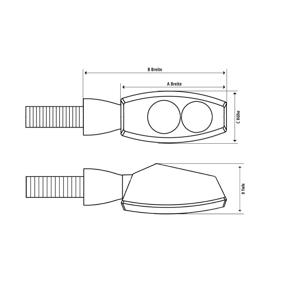 SHIN YO LED Bremslicht/Blinkereinheit Spark