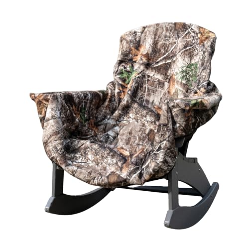 CITYBONFIRES The Chair Blanket Reversible Waterproof with Polar Lining Portable Outdoor Cover for Camping Sports & Patio Folds into Carry Pouch with Strap - Realtree
