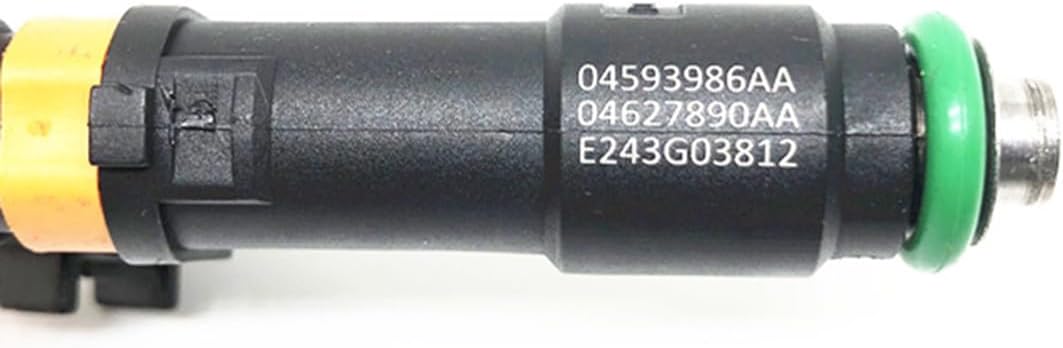4Pcs 2.4L Fuel Injectors 2013-2016 Replacement For Dodge Dart Fiat 2.0L,2015-2016 For Jeep Renegade,2015-2016 For Chrysler 200,Replace OE# FJ1233 04593986AA 04627890AA