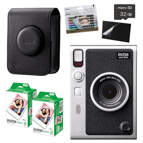 専用 チェキ Amazon | チェキ instax mini Evo ブラック＆ケース＆チェキ