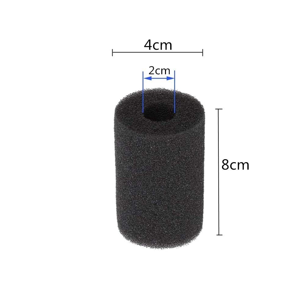ieron 6Pcs Aquarium Pump Sponge 8cm Tank Pre-Filter Sponge Intake Filter Sponge Cover Used for Aquarium Fish Tank - Image 3
