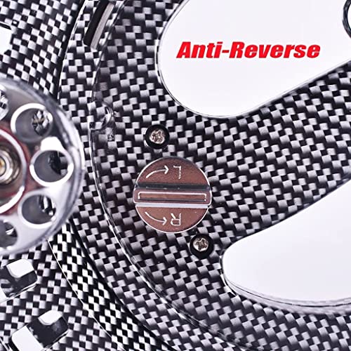 Kite Reel Kite String Winder 10.6in Large Anti-Reverse Lockable Kite Reel Winder Grip Wheel Tool Kite Flying Kits Professional Outdoor Kite Accessories (Color : B) - Image 5