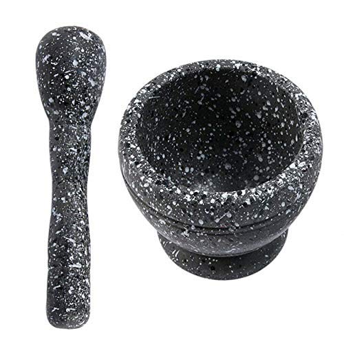 Mortier pilon Set Restaurant Herbes Cuisine Outils Plastique Épices Crusher Moulin à ail Mortier Pilon Pratique Cuisson Poivre Thé Bol