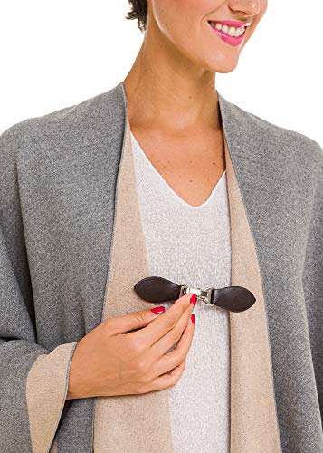 Image of Clip Holder Buckle Clasp Pin for Poncho Cape Cardigan Wrap Shawl Accessories