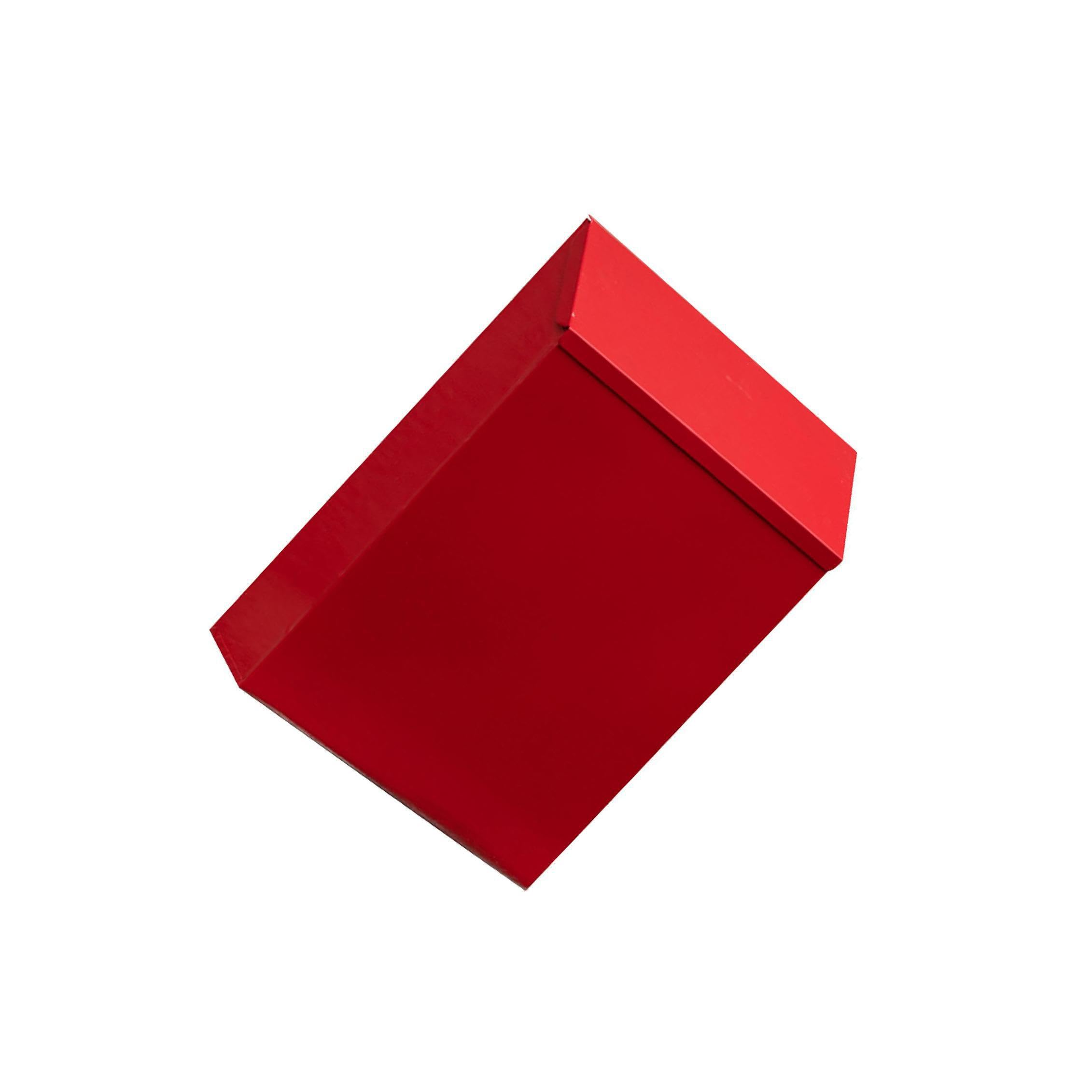 Zanthicia Wall Hanging Mail Box With Key Lockable, Red, 22x6.5x29cm