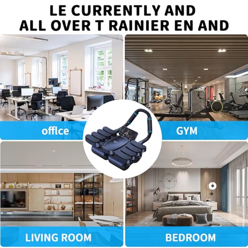 Rodillo abdominal entrenador de abdominales de 4 ruedas con soporte de codo para core 7