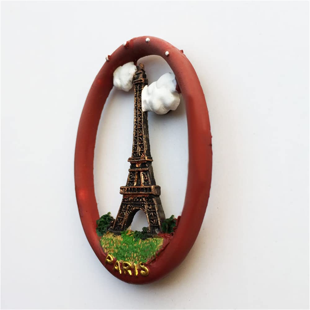 Magnete 3D Torre Eiffel Parigi In Cristallo | Souvenir Da Viaggio, Regalo Magnetico Per Frigorifero | Dimensioni 5x5x2 Cm