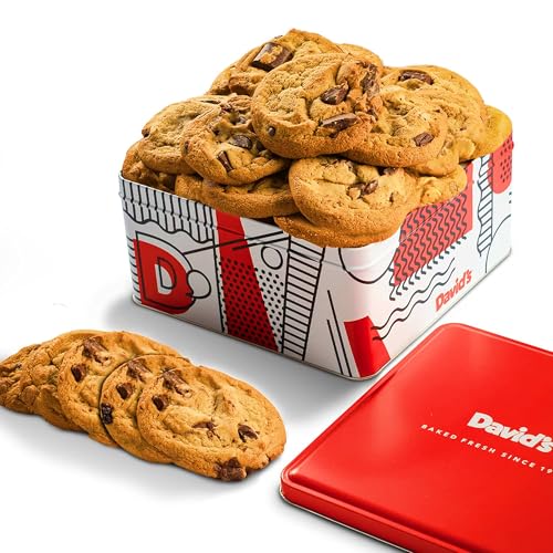 David's Cookies 2lbs Chocolate Chunks Fresh Baked Cookies - Handmade and Gourmet Cookies - Delectable and Made with Premium Ingredients - Cookie Gift Basket - Great Gift For All Occasions