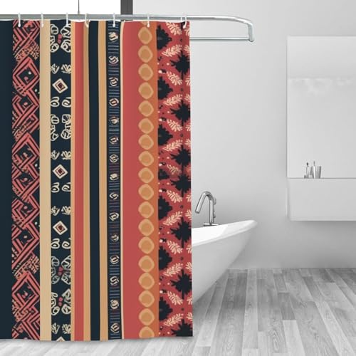 Rideau de douche en polyester BONDIJ 183x183 cm lavable avec crochets - 7