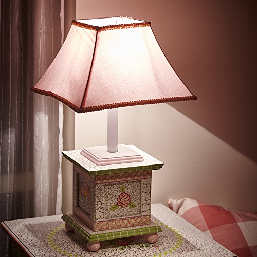 Veilleuse de bureau Cracked Rose : le cadeau idéal pour une chambre de bébé fille W-5069GE