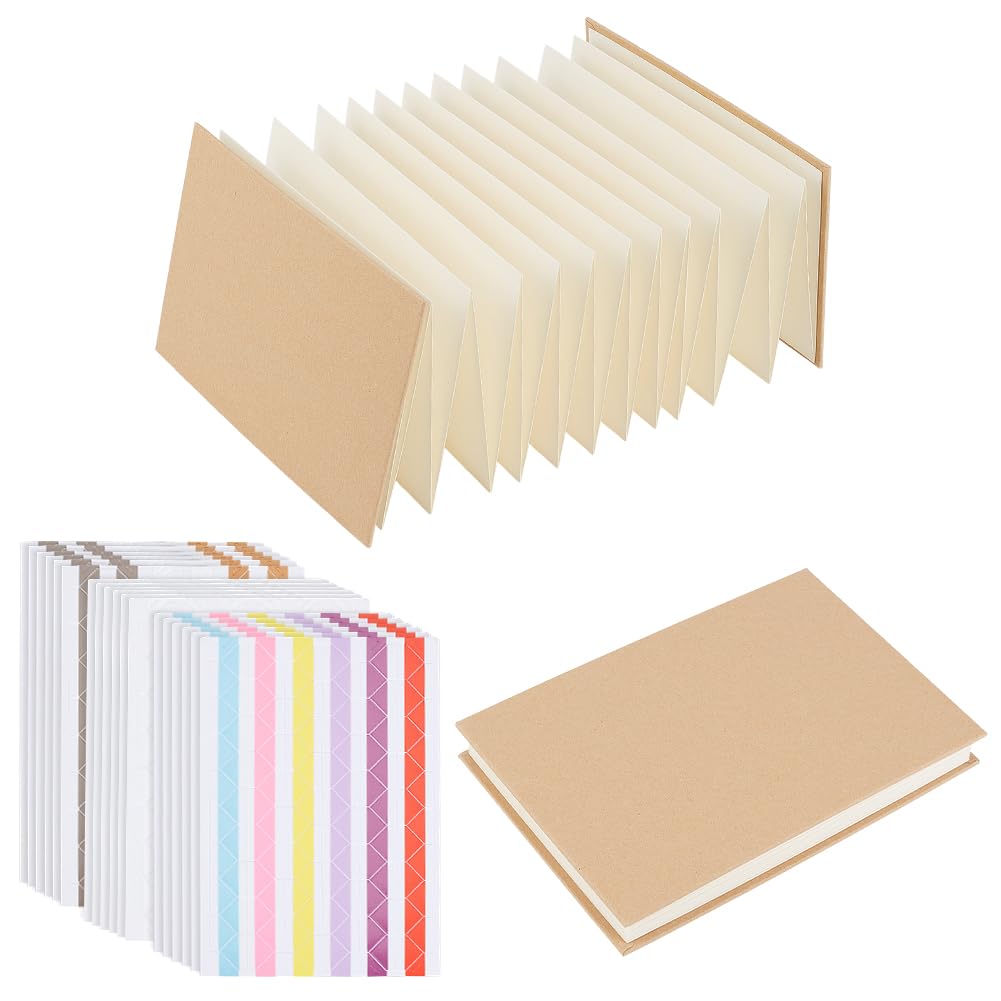 Livre de souvenirs accordéon NBEADS avec kit DIY pour cadeau unique