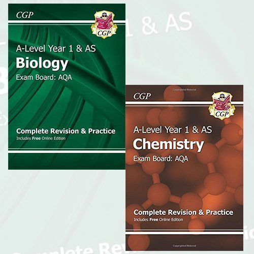 New 2015 A-Level AQA Year 1 & AS Complete Revision & Practice 2 Books ...
