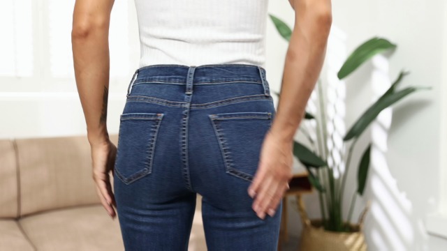 NiceQ Women’s High Waist Skinny Jeans Split Hem Stretch Denim Pants - Image 7