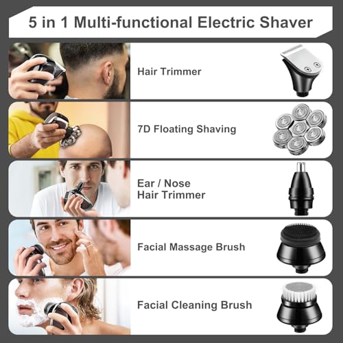Chlant 1800-HEAD SHAVER Shavers For Bald Men 7D thumb #2
