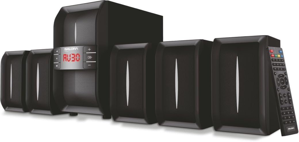 Salora SHA-7511UFB 5.1 Multimedia Speaker System Silver