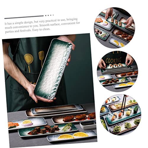 Juego 2 Platos Rectangulares de Cerámica para Sushi miniatura 7