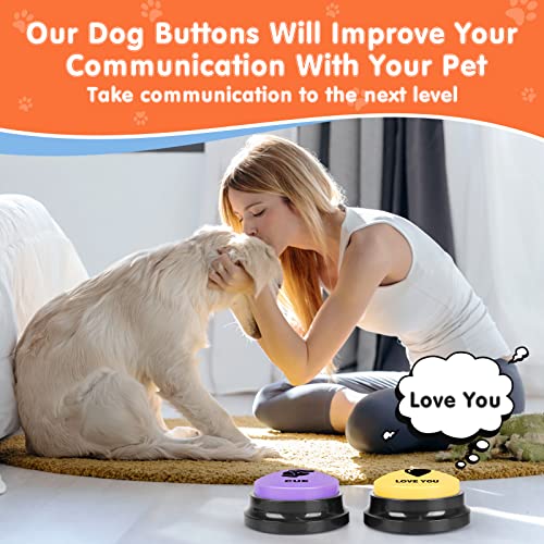 image for DCIAER Dog Buttons for Communication,Talking Buttons for Dogs,8 Record