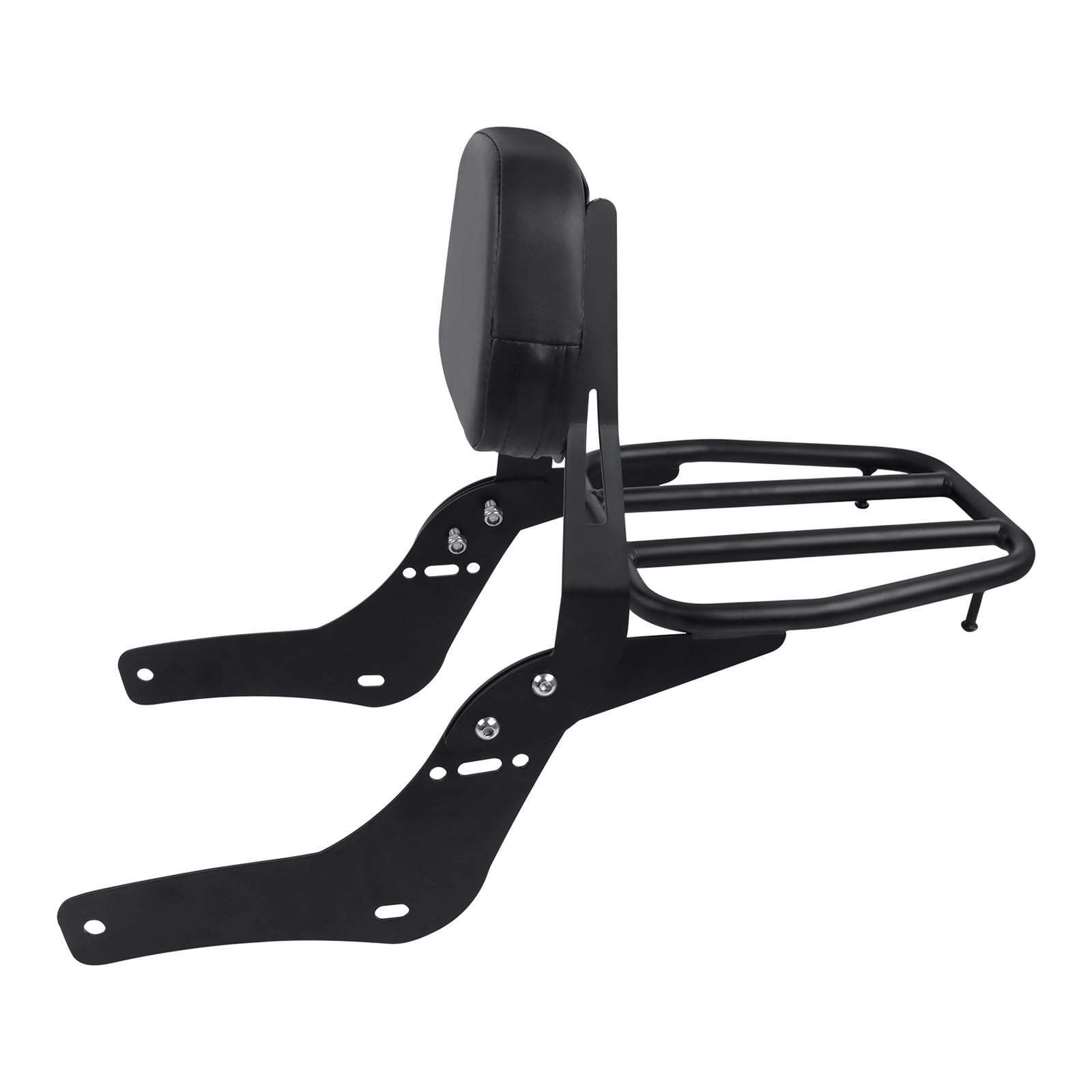 Quick Release Fit For Honda Rebel 1100T CMX1100 CM1100 2017-2025 Detachable Sissy Bar Rear Passenger Seat Luggage Rack Backrest Mount Kit(Black1)