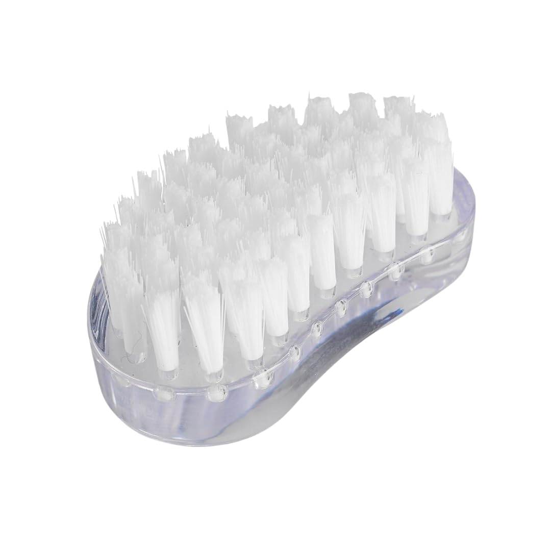 Manicare Spazzola per unghie in plastica, spazzola igienica per la pulizia delle mani e delle unghie, spazzola per pulire sotto lo sporco e il grasso, setole solide e forti, per l'uso su unghie e