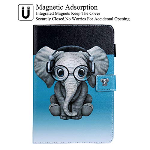 Universal Case For 7.0 Inch Tablet, Artyond Multi-Angle Viewing Stand With Card Slots Case For 6.8 Inch Kindle Paperwhite 2021/Kindle Fire 7 2015-2022/Fire Hdx7 And More 7 Inch Tablet, Music Elephant #TOP5