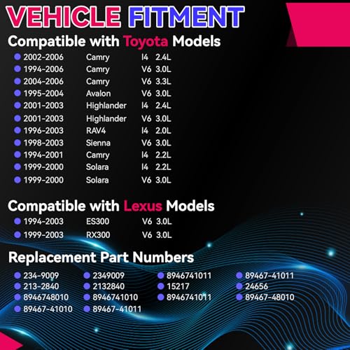 Sensor de Oxígeno Compatible con Toyota y Lexus 234-9009 miniatura 2