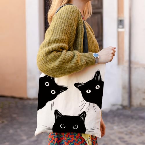 Cat-Tote-Bag-Canvas-Tote-Bag-Cute-Cat-Aesthetic-Tote-Bag-Canvas-Tote-Bag-for-Women-Cute-Tote-Bags-for-Women-Christmas-Birthday-Book-Tote-Bag-Reusable-Grocery-Bags
