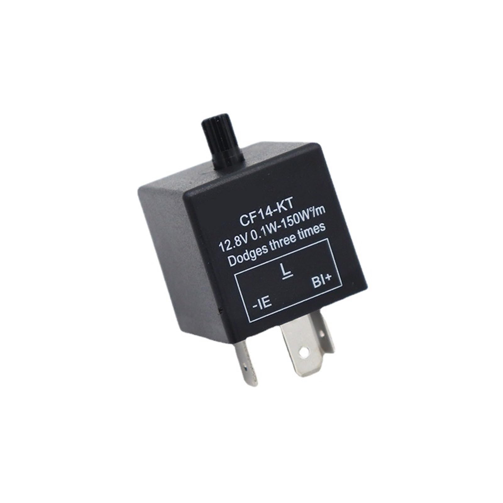 1 relé intermitente de 3 pines CF13 CF14 for coche for reparar luces LED, intermitentes, luces intermitentes, 12 V, 10 A, piezas de reparación de automóviles(CF14KT)