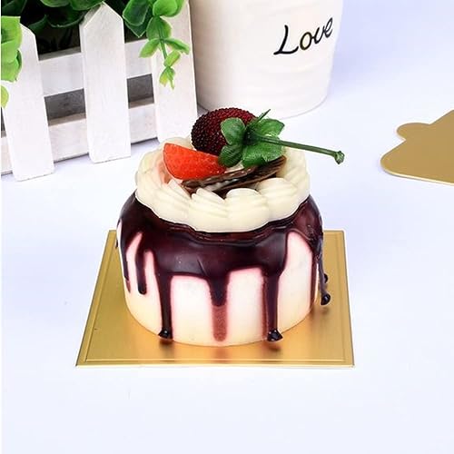 Miniatura 2 de 200 mini tablas para tartas, bases cuadradas para pasteles, bandeja de exhibición de postres para cupcakes, una pieza central en una mesa de postre,