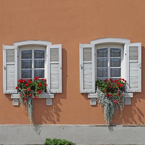 Rainmae 8 Pack S Style Shutter Dogs Hardware, 6.3 Inches Decorative Shutter Dog Holders with Screws, External Shutters Tieback for Exterior Decorative Shutters, Black by Rainmae - Image 6