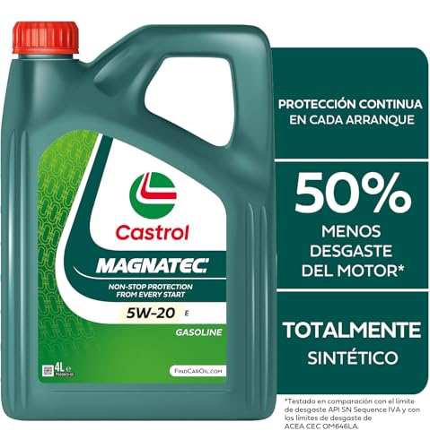 CASTROL Motoröl 5W-20 Magnatec Motor Öl ACEA C5 API SN E 4L Kompatibel mit FORD Fiesta Mk6 Schrägheck JA8 JR8 FOCUS III Turnier Fiesta Mk5 Schrägheck JH1 JD1 JH3 JD3 Kuga Mk2 DM2